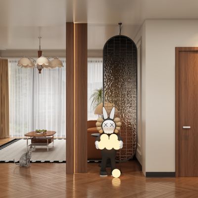 中古风玄关隔断