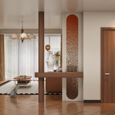 中古风玄关隔断