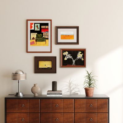 复古风挂画装饰画 中古风摆件 台灯