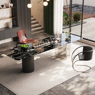 意式轻奢茶室 别墅接待室 别墅茶室