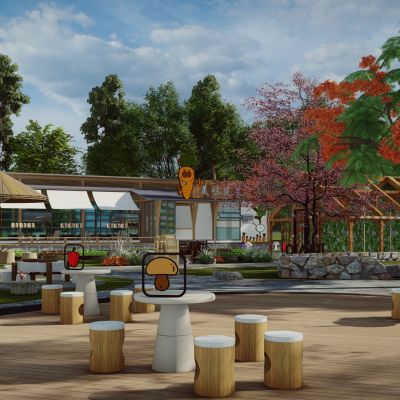 现代生态农场蔬菜研学乐园农耕果蔬自然儿童科普基地