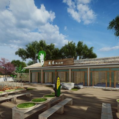 现代生态农场蔬菜研学乐园农耕果蔬自然儿童科普基地