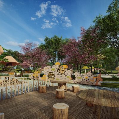 现代生态农场蔬菜研学乐园农耕果蔬自然儿童科普基地