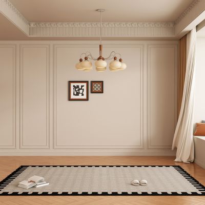 现代客厅餐厅背景墙