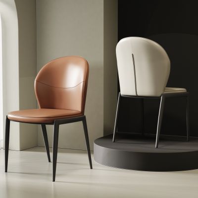 现代餐椅 单椅 五金餐椅
