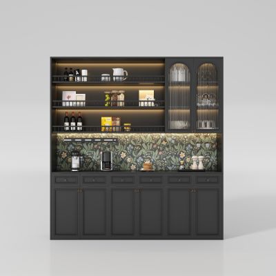 中古风酒柜 餐边柜