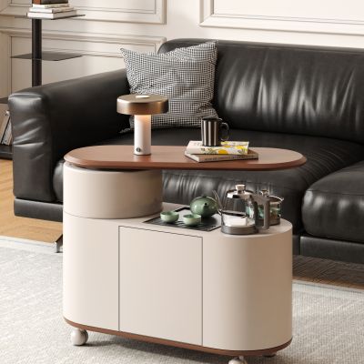 现代移动茶台 移动边几  移动茶桌