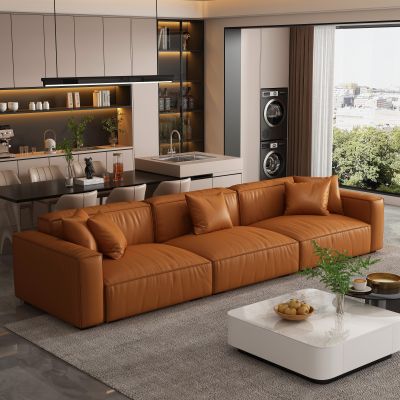 现代客厅沙发茶几餐桌