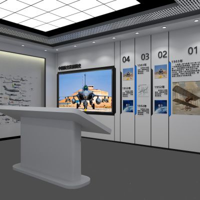 某学校航模馆3D模型