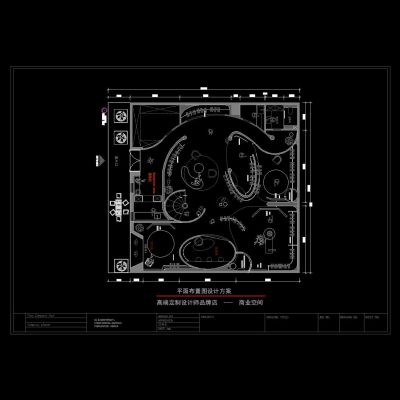 服装店平面布置图