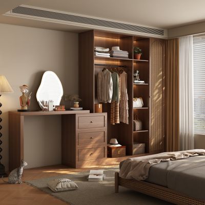 中古风衣柜梳妆台