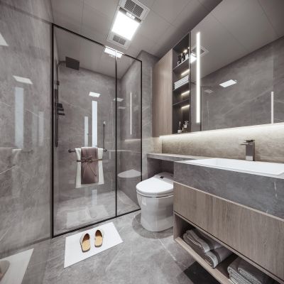 现代卫生间浴室