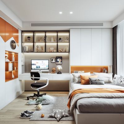现代榻榻米卧室