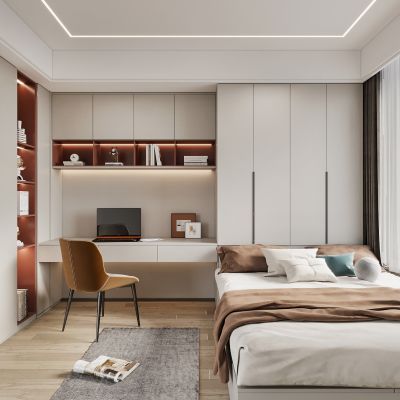 现代榻榻米卧室