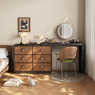 中古风侘寂梳妆台3D模型