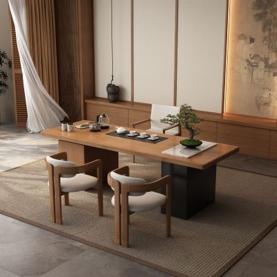 宋式新中式茶室 茶桌椅