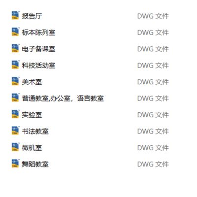 12套学校各类教室