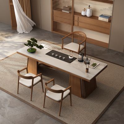 新中式宋式茶室 茶桌椅