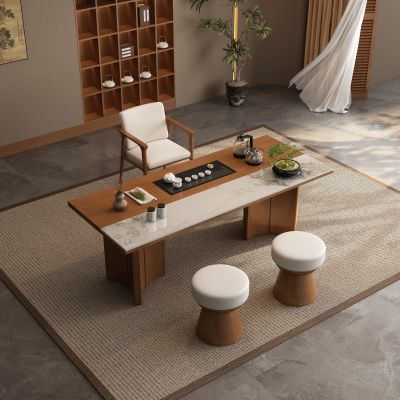 新中式宋式茶室 茶桌椅