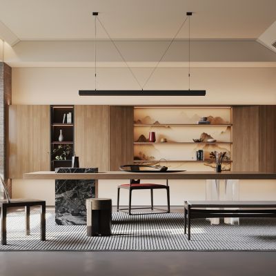 宋式美学茶室 新中式茶室