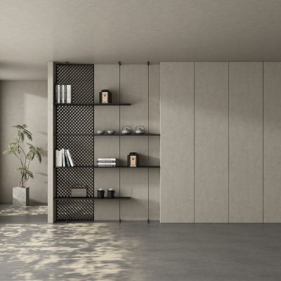 现代茶室背景墙