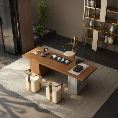 现代茶室 茶桌椅