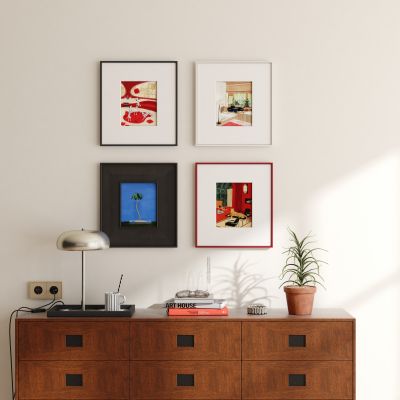 法式中古风装饰画 包豪斯挂画