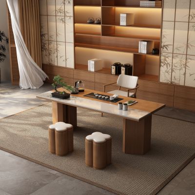 宋式新中式茶室 茶桌椅