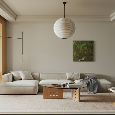 现代简约客餐厅 小户型  原木风客餐厅