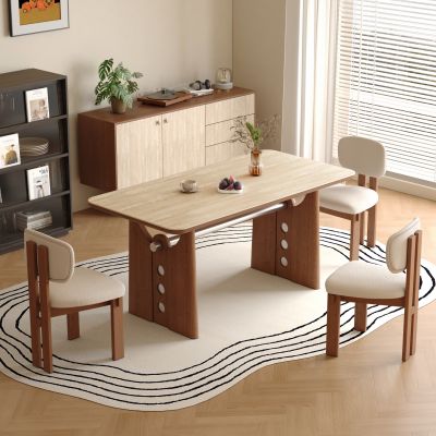 中古风餐桌椅  实木餐桌椅