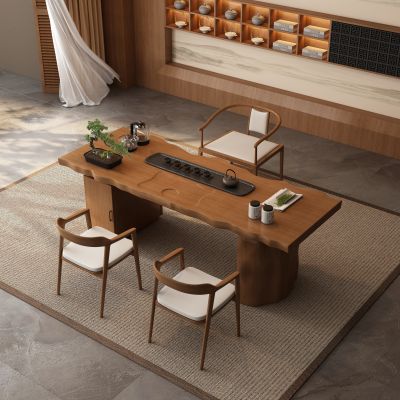 新中式宋式茶室 茶桌椅