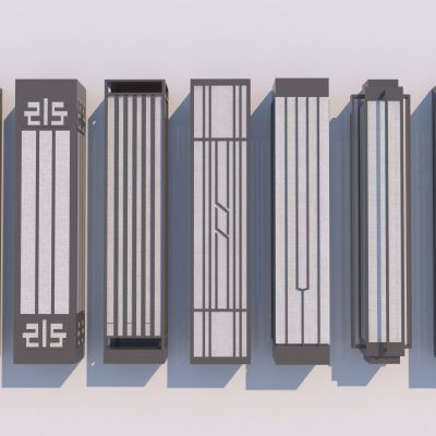 中式線(xiàn)性燈具壁燈