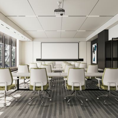 现代简约多媒体会议室 3D模型