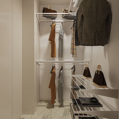 現(xiàn)代衣帽間3D模型