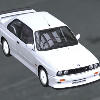 宝马E30M3汽车赛道街车带内饰