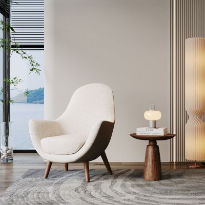 现代沙发椅 单人沙发 休闲椅 布艺沙发 布艺休闲椅 懒人椅