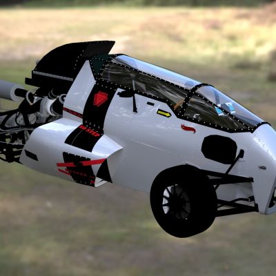 高精度 Hot Wheels 2JetZ 2.0 风火轮赛车 3D 模型，1:64 比例可 3D 打印 STL 模型