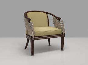 欧式浮雕单椅