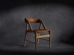 中式风格实木单人椅子