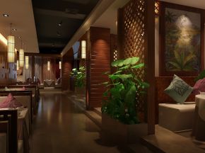 中式风格酒店餐厅