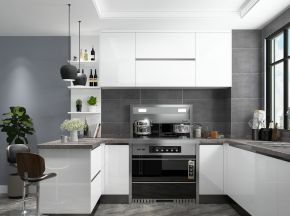 现代风格厨房橱柜   厨房电器 厨房用品