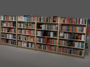 书柜，书架，书籍，书店