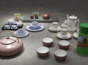 茶具，茶杯，陶瓷，水壶