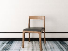 新中式实木单椅