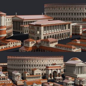 古罗马建筑群，竞技场，斗兽场，角斗场，万神殿，众议厅，罗马凯旋门