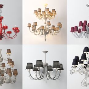 现代灯具，灯，吊灯，水晶灯，欧式吊灯，简欧吊灯，灯具组合