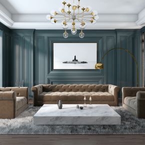 美式客厅沙发