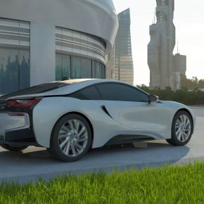 现代未来城市未来汽车