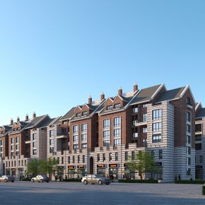 简欧连排商住楼