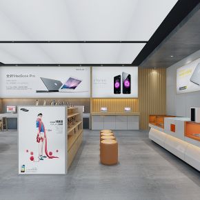 苹果手机电脑耳麦数码产品专卖店展柜展台